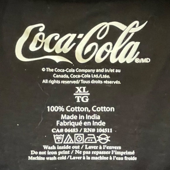 Coca-Cola T-Shirt , women’s XL, black, You can’t beat the feeling - Picture 2 of 2